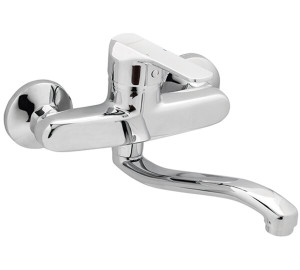 Grifo de cocina monomando caño inferior elevado K8 Cromado